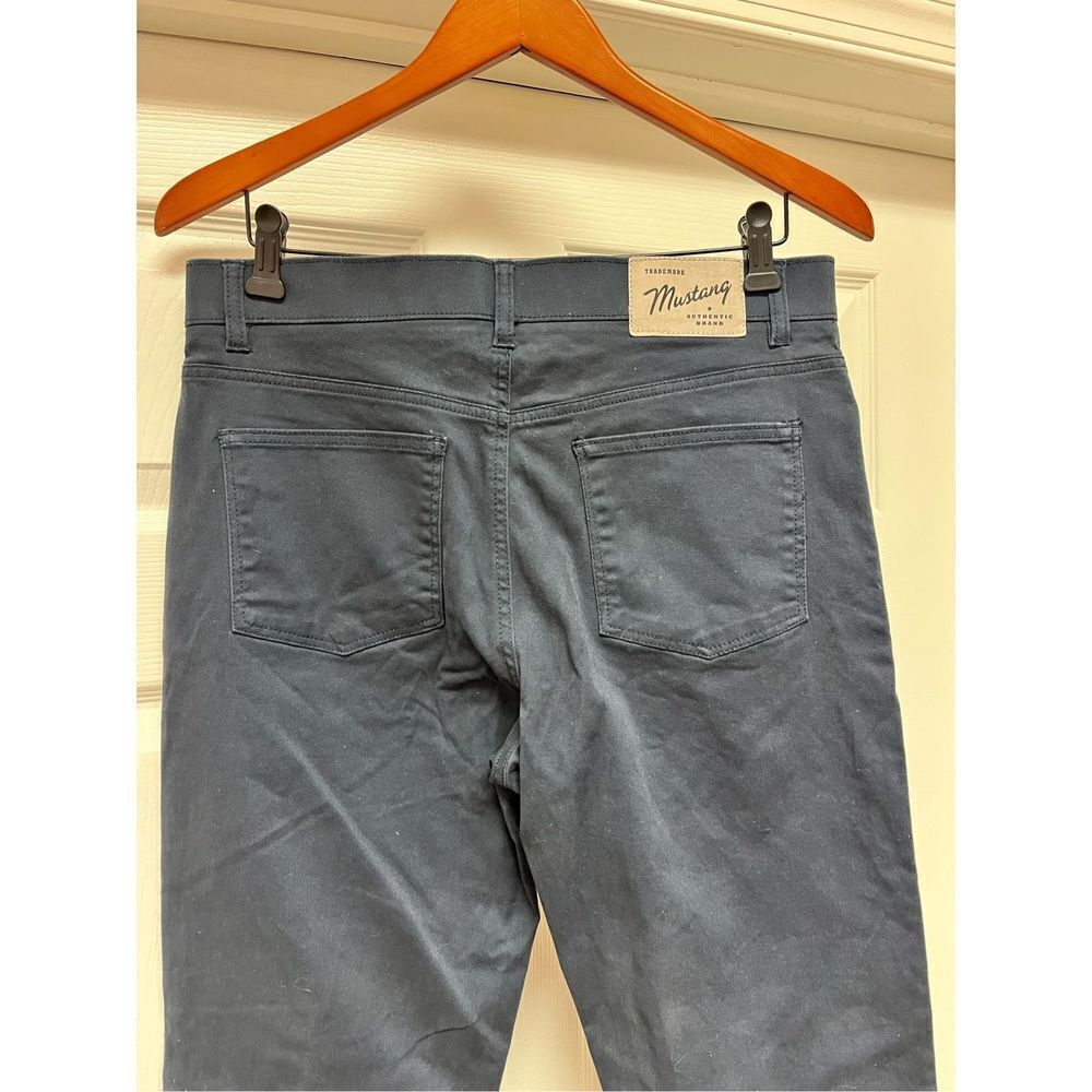 Mustang Navy 5 Pocket Chino Pants sz 32X34